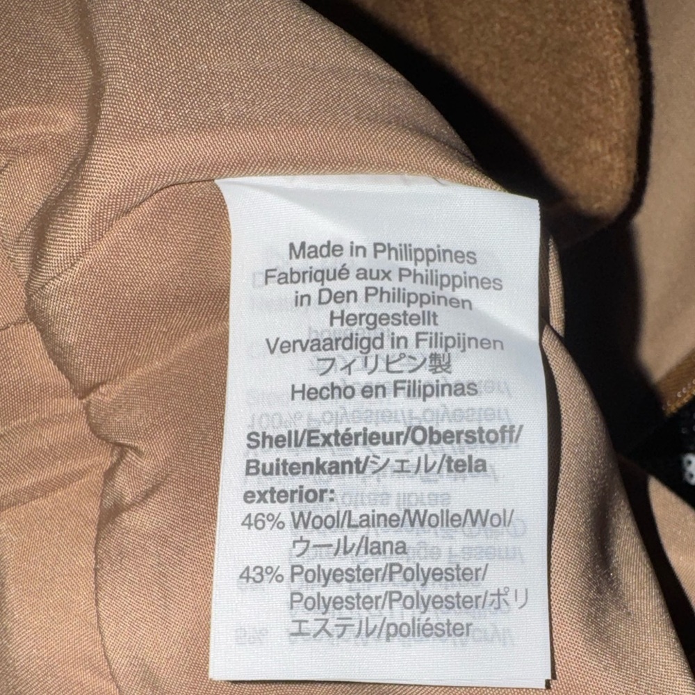 J. Crew Mercantile Ruffle Front Wool Mini Skirt - Size 8 - Camel Tan Color - NWT - Picture 6 of 6
